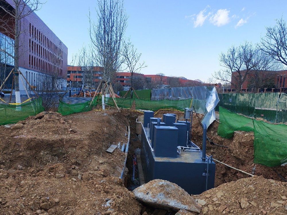 景观喷泉废水处理中地埋式砂滤罐的关键作用